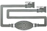 Osculati bränsleslang + koppling (2st) Yamaha 1987-